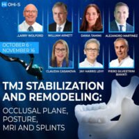 TMJ stabilization and remodeling: occlusal plane, posture, MRI and splints